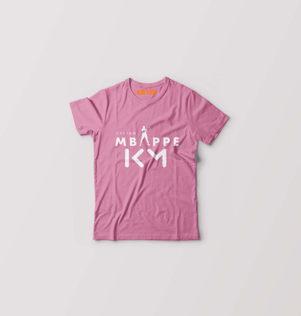 Kylian Mbappé T-Shirt for Boy/Girl-PInk-Ektarfa.online
