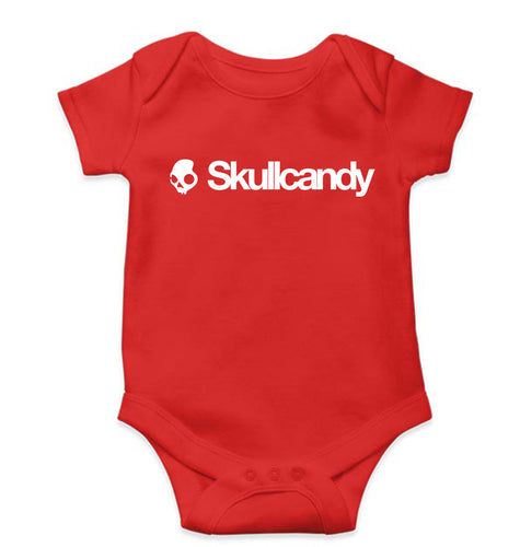 Skullcandy Kids Romper For Baby Boy/Girl-Red-Ektarfa.online