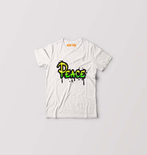 Load image into Gallery viewer, Graffiti Peace Kids T-Shirt for Boy/Girl-White-Ektarfa.online
