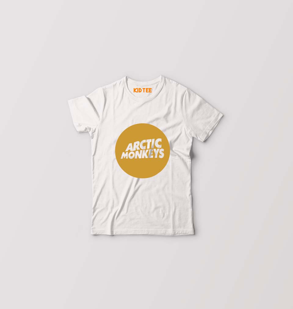 Arctic Monkeys Kids T-Shirt for Boy/Girl-0-1 Year(20 Inches)-White-Ektarfa.online