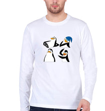 Load image into Gallery viewer, Penguins of Madagascar Full Sleeves T-Shirt for Men-White-Ektarfa.online
