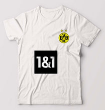 Load image into Gallery viewer, Borussia Dortmund 2021-22 T-Shirt for Men-S(38 Inches)-White-Ektarfa.online
