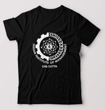 Load image into Gallery viewer, IIM Calcutta T-Shirt for Men-S(38 Inches)-Black-Ektarfa.online
