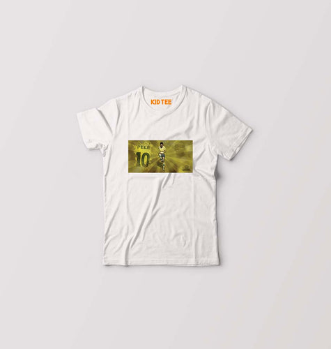 Pele Kids T-Shirt for Boy/Girl-White-Ektarfa.online