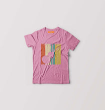 Load image into Gallery viewer, Double Bass Violin Kids T-Shirt for Boy/Girl-Pink-Ektarfa.online
