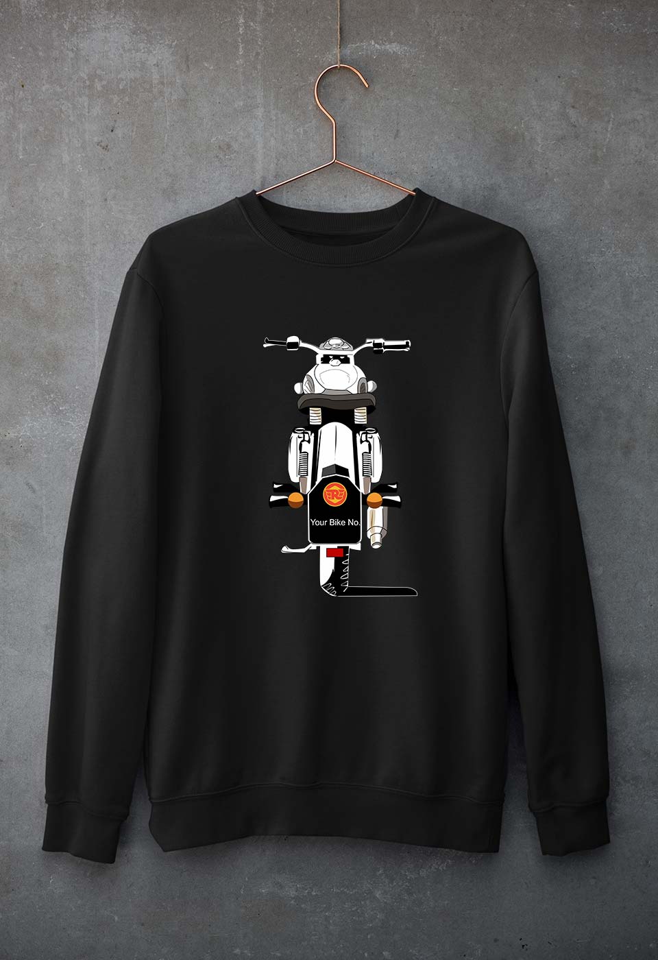 Bullet With Your Number Unisex Sweatshirt for Men/Women-Black-Ektarfa.online