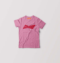 Load image into Gallery viewer, Budweiser Kids T-Shirt for Boy/Girl-0-1 Year(20 Inches)-Pink-Ektarfa.online
