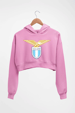 Load image into Gallery viewer, Lazio Crop HOODIE FOR WOMEN-Light Baby Pink-Ektarfa.online
