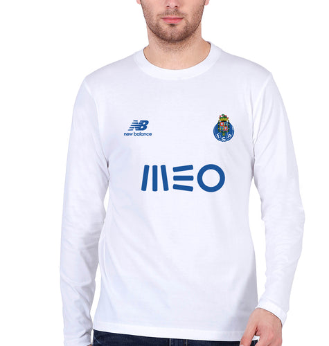 FC Porto 2021-22 Full Sleeves T-Shirt for Men-White-Ektarfa.online