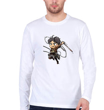 Load image into Gallery viewer, Attack on Titan Full Sleeves T-Shirt for Men-White-Ektarfa.online
