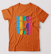 Load image into Gallery viewer, Table Tennis (TT) T-Shirt for Men-S(38 Inches)-Orange-Ektarfa.online
