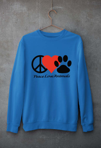 Peace Love Animals Unisex Sweatshirt for Men/Women-Ektarfa.online