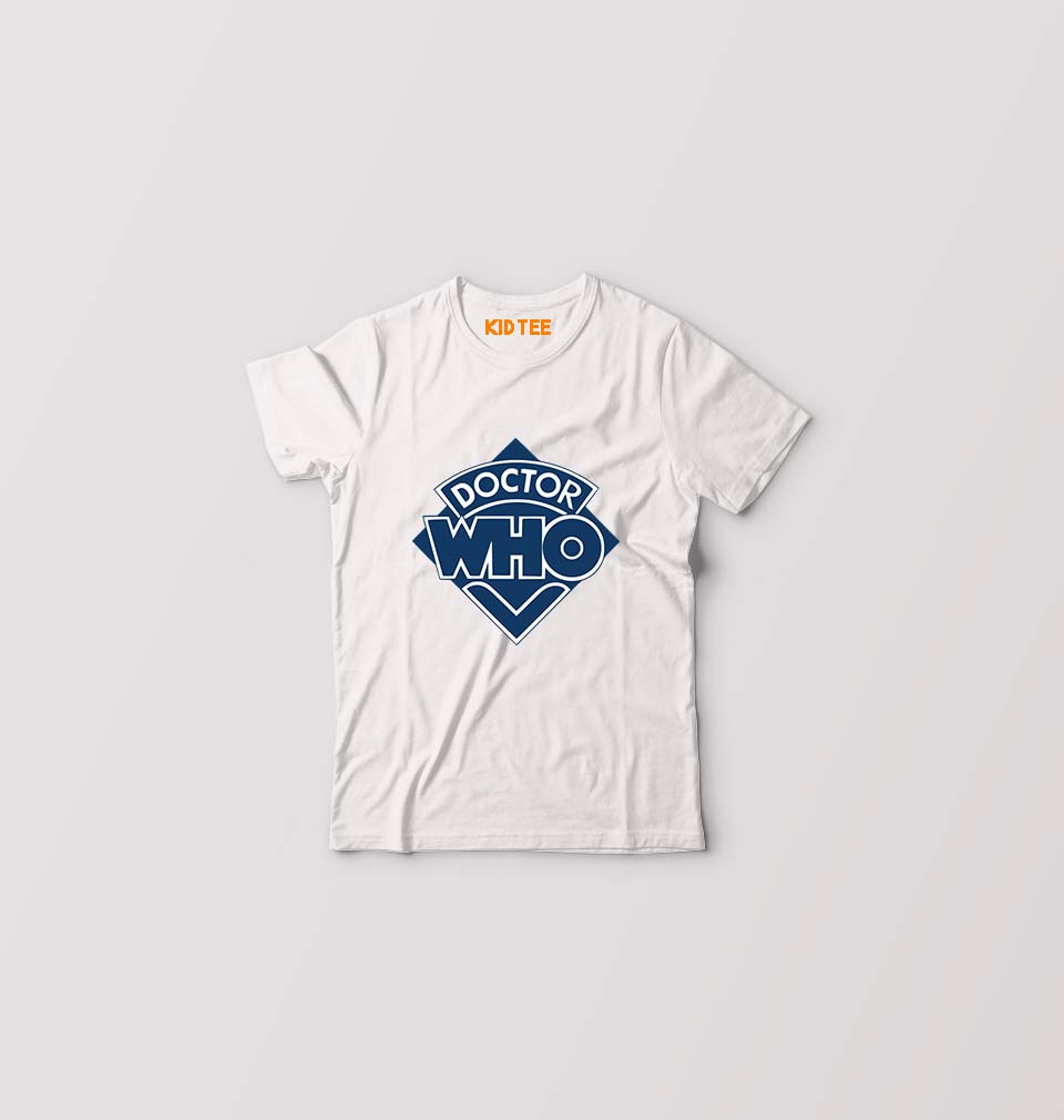 Doctor Who Kids T-Shirt for Boy/Girl-White-Ektarfa.online