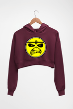 Load image into Gallery viewer, Iron Maiden Crop HOODIE FOR WOMEN-Maroon-Ektarfa.online
