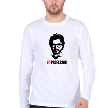 Load image into Gallery viewer, Money Heist The Professor Full Sleeves T-Shirt for Men-White-Ektarfa.online
