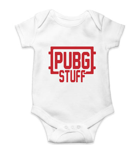 PUBG Stuff Kids Romper For Baby Boy/Girl-0-5 Months(18 Inches)-White-Ektarfa.online