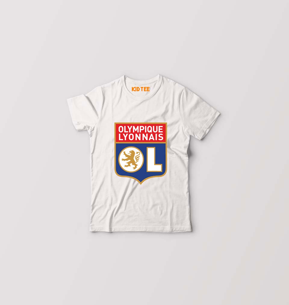Lyon Kids T-Shirt for Boy/Girl-White-Ektarfa.online