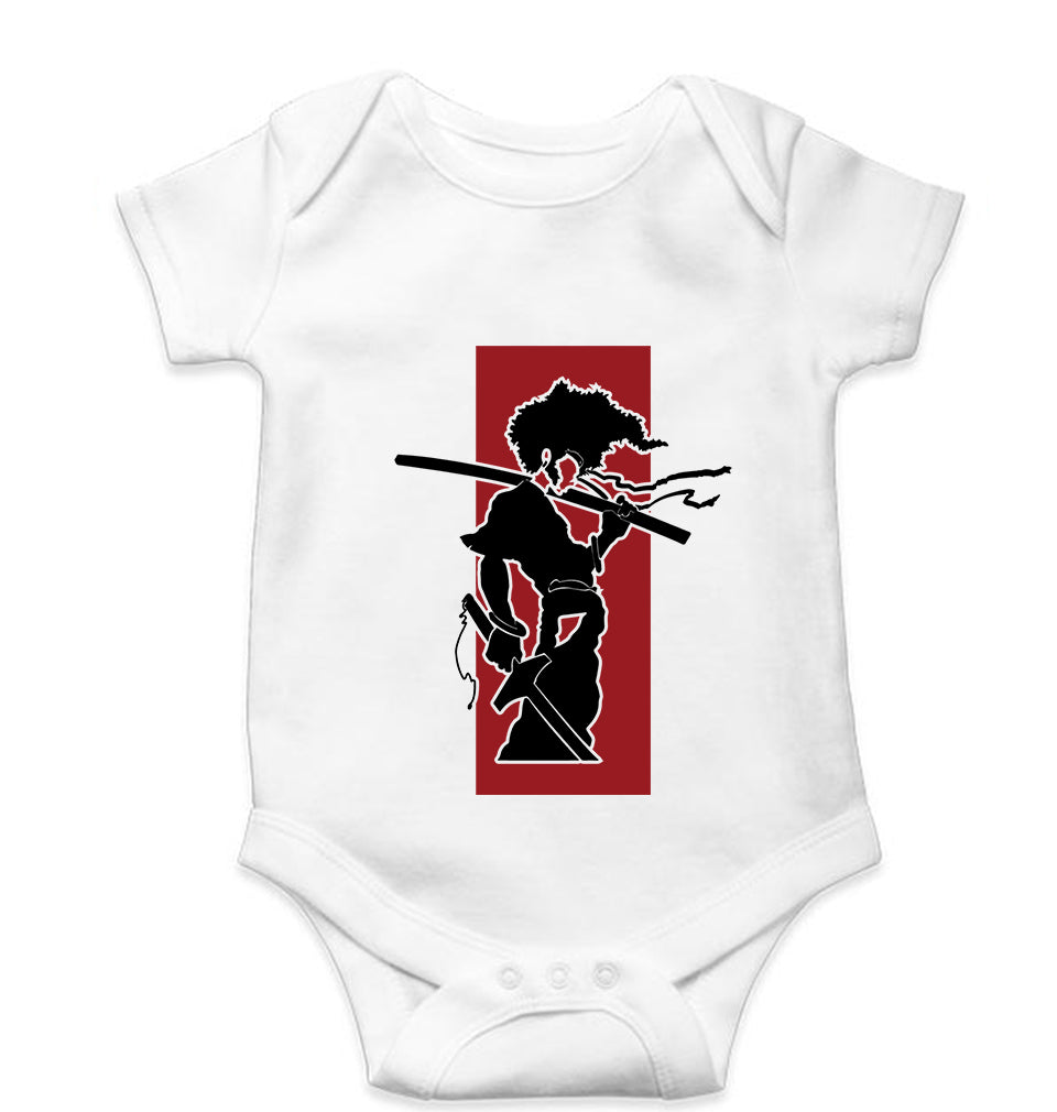 Afro Samurai Kids Romper For Baby Boy/Girl-White-Ektarfa.online