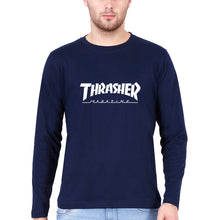Load image into Gallery viewer, Thrasher Magazine Full Sleeves T-Shirt for Men-Navy Blue-Ektarfa.online
