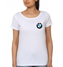 Load image into Gallery viewer, BMW T-Shirt for Women-XS(32 Inches)-White-Ektarfa.online
