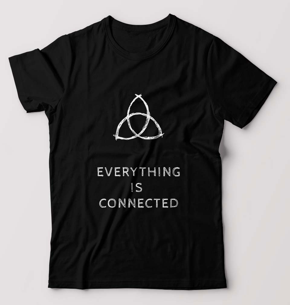 Everything is Connected T-Shirt for Men-Black-Ektarfa.online