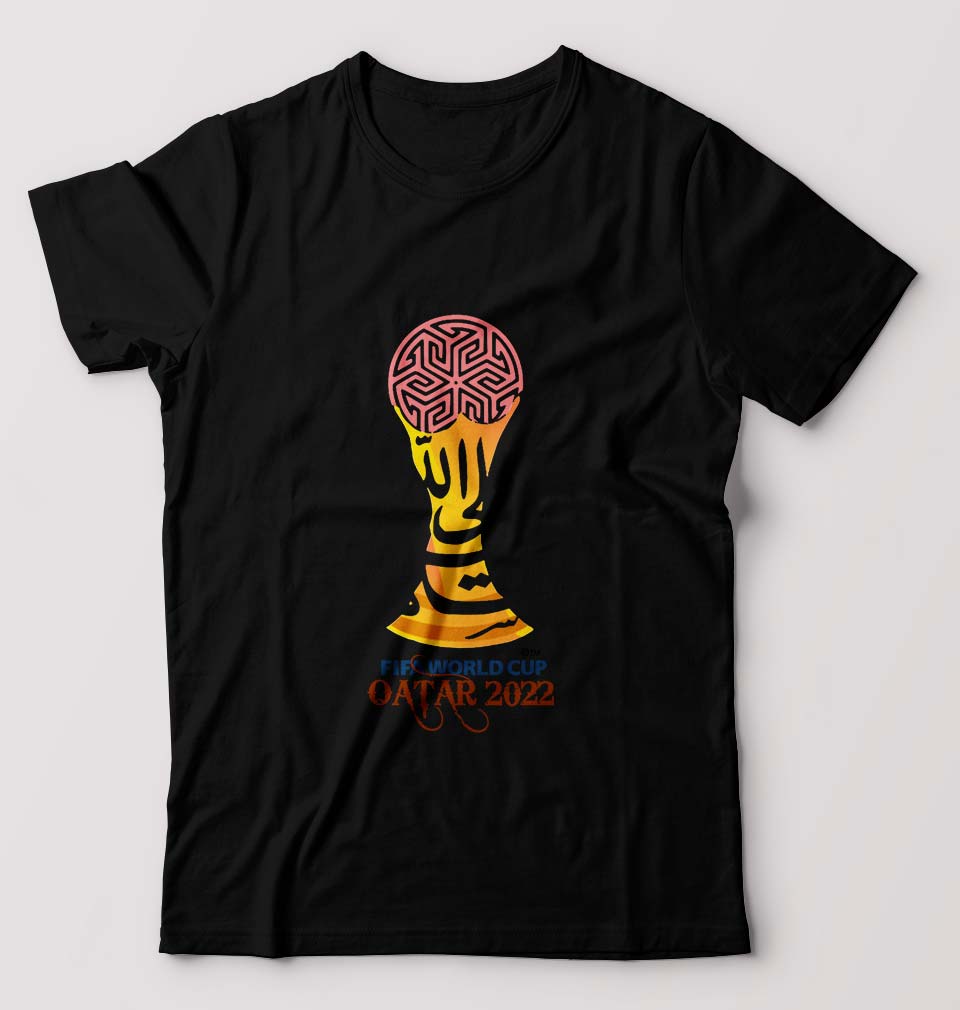 FIFA World Cup Qatar 2022 T-Shirt for Men-Black-Ektarfa.online