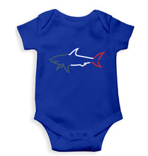 Load image into Gallery viewer, Paul &amp; Shark Kids Romper For Baby Boy/Girl-0-5 Months(18 Inches)-Royal Blue-Ektarfa.online
