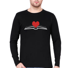 Load image into Gallery viewer, Books Full Sleeves T-Shirt for Men-Black-Ektarfa.online
