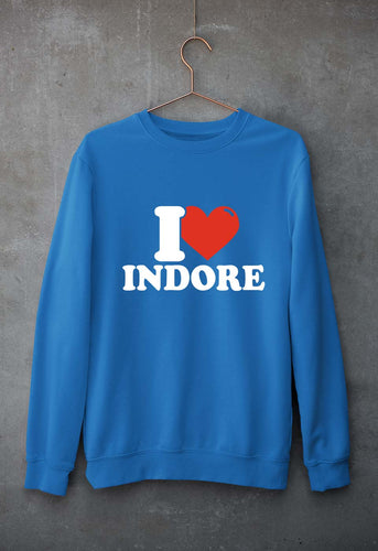 I Love Indore Unisex Sweatshirt for Men/Women-Mustard Yellow-Ektarfa.online