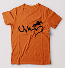 Load image into Gallery viewer, Horse Riding T-Shirt for Men-Orange-Ektarfa.online
