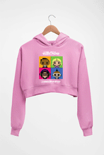 Load image into Gallery viewer, Black Eyed Peas Crop HOODIE FOR WOMEN-Light Baby Pink-Ektarfa.online
