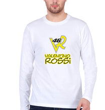 Load image into Gallery viewer, Valentino Rossi(VR 46) Full Sleeves T-Shirt for Men-White-Ektarfa.online
