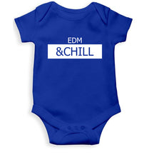 Load image into Gallery viewer, EDM &amp; CHILL Kids Romper For Baby Boy/Girl-0-5 Months(18 Inches)-Royal Blue-Ektarfa.online
