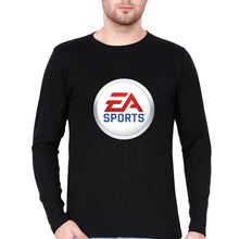 Load image into Gallery viewer, EA Sports Full Sleeves T-Shirt for Men-Black-Ektarfa.online
