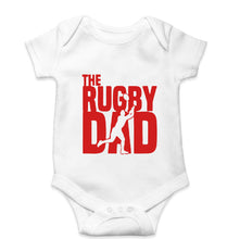 Load image into Gallery viewer, Rugby Dad Kids Romper For Baby Boy/Girl-0-5 Months(18 Inches)-White-Ektarfa.online
