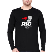 Load image into Gallery viewer, Daniel Ricciardo Full Sleeves T-Shirt for Men-S(38 Inches)-Black-Ektarfa.online
