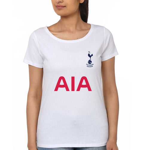 Tottenham Hotspur F.C. 2021-22 T-Shirt for Women-White-Ektarfa.online