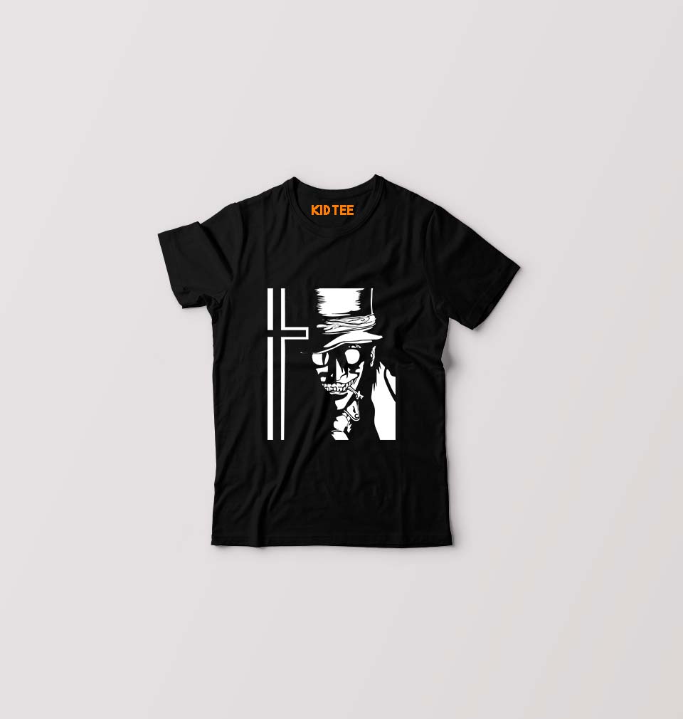 Alucard Kids T-Shirt for Boy/Girl-Black-Ektarfa.online