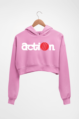 Action Crop HOODIE FOR WOMEN-Light Baby Pink-Ektarfa.online