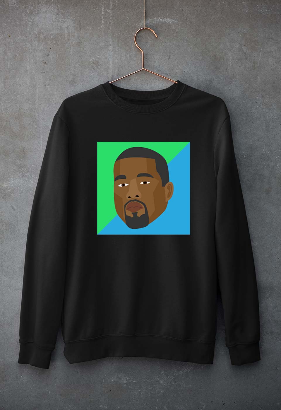 Kanye West Unisex Sweatshirt for Men/Women-Black-Ektarfa.online