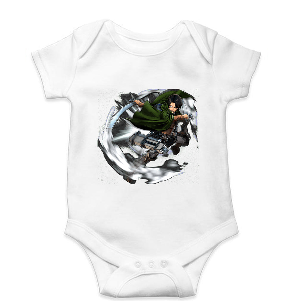 Attack on Titan Kids Romper For Baby Boy/Girl-White-Ektarfa.online