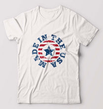 Load image into Gallery viewer, America T-Shirt for Men-S(38 Inches)-White-Ektarfa.online
