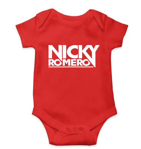 Nicky Romero Kids Romper For Baby Boy/Girl-0-5 Months(18 Inches)-Red-Ektarfa.online