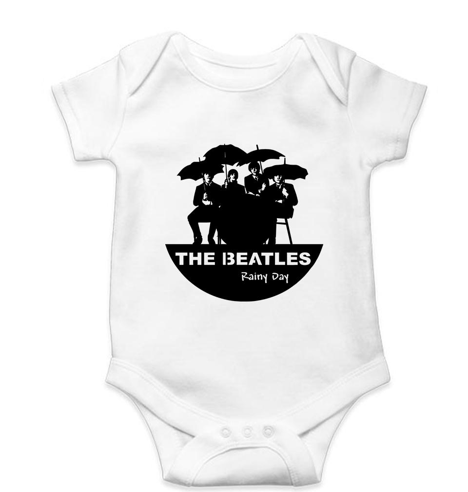 Beatles Kids Romper For Baby Boy/Girl-0-5 Months(18 Inches)-White-Ektarfa.online
