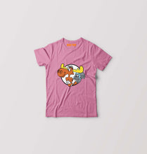 Load image into Gallery viewer, The Adventures of Rocky and Bullwinkle and Friends Kids T-Shirt for Boy/Girl-Pink-Ektarfa.online

