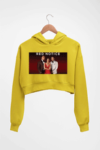 Load image into Gallery viewer, Red Notice Crop HOODIE FOR WOMEN-Mustard Yellow-Ektarfa.online
