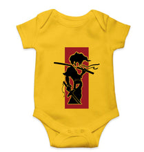Load image into Gallery viewer, Afro Samurai Kids Romper For Baby Boy/Girl-Yellow-Ektarfa.online
