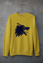Load image into Gallery viewer, Wolf Unisex Sweatshirt for Men/Women-Mustard Yellow-Ektarfa.online
