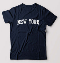 Load image into Gallery viewer, New York T-Shirt for Men-Navy Blue-Ektarfa.online
