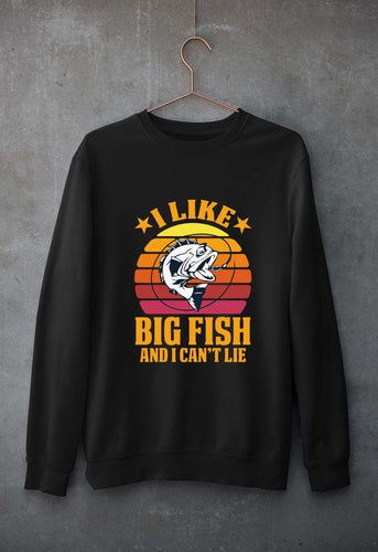 Fishing Unisex Sweatshirt for Men/Women-Black-Ektarfa.online